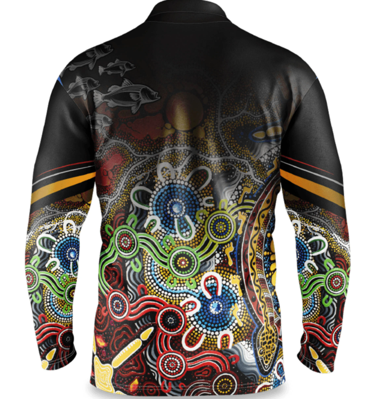 Indigenous All Stars Youth Fishing Shirt - Main Image
