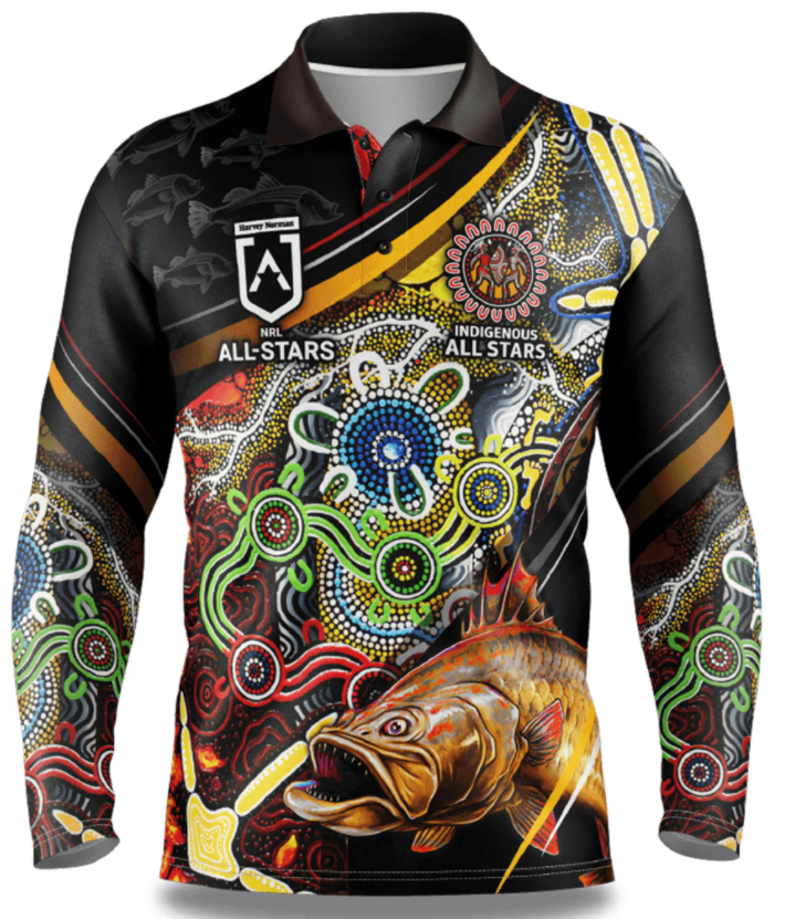 Indigenous All Stars Youth Fishing Shirt